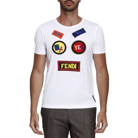 fendi t shirt heren sale|fendi brand shirt.